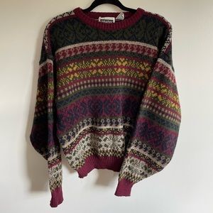Vintage, white oak men’s sweater large